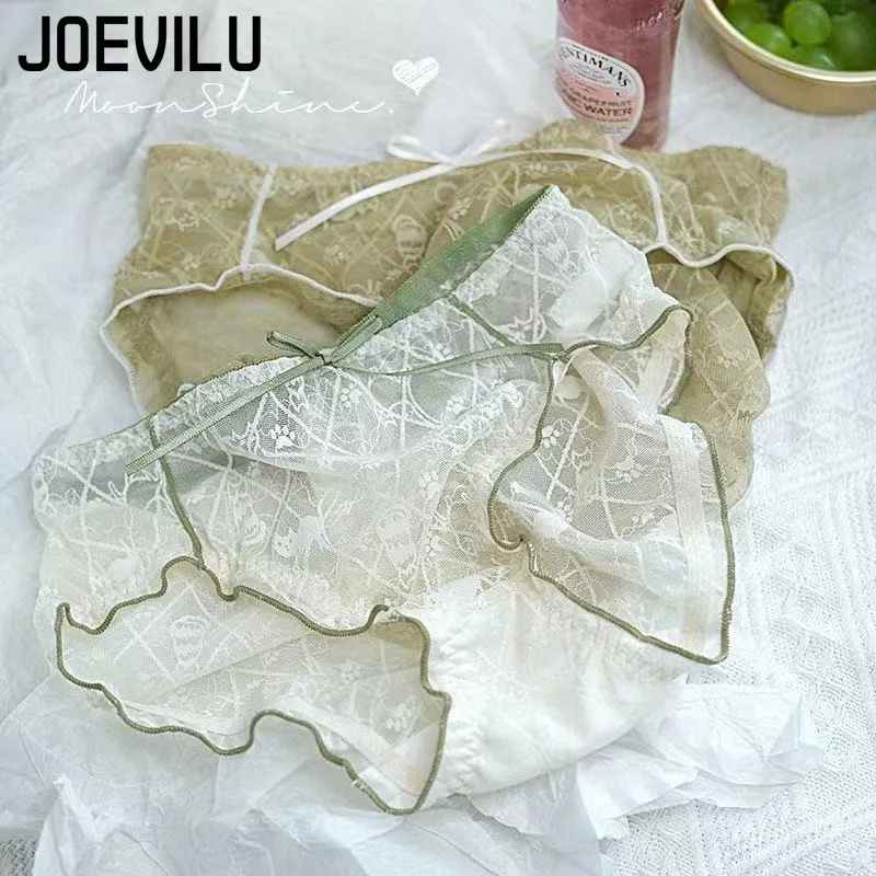 Летние кружевные трусики для девочек, ультратонкая модель, сексуальное нижнее белье Pure Desire Wind, дышащие студенческие шорты телесного цвета с милым котом, треугольные шорты
Летние кружевные трусики для девочек, ультратонкая модель, сексуальное нижнее белье Pure Desire Wind, дышащие студенческие шорты телесного цвета с милым котом, треугольные шорты