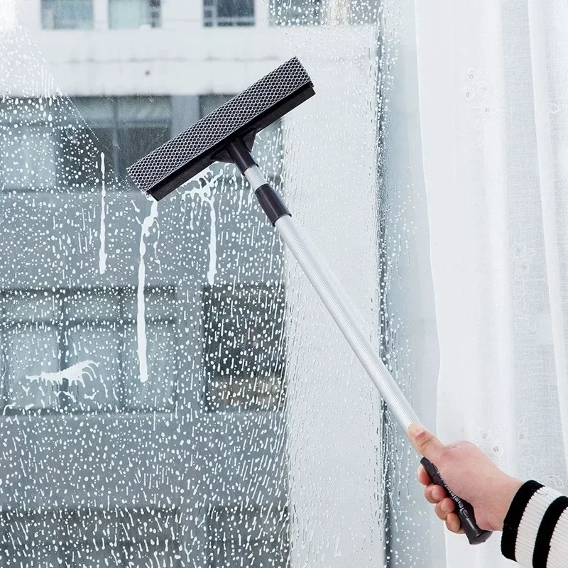Window Cleaning Brush 2 in 1 Retractable Pole Cleaning Window Brush Glass Squeegee Cleaning Tool for Car Shower Glass Door pcs
Window Cleaning Brush 2 in 1 Retractable Pole Cleaning Window Brush Glass Squeegee Cleaning Tool for Car Shower Glass Door pcs