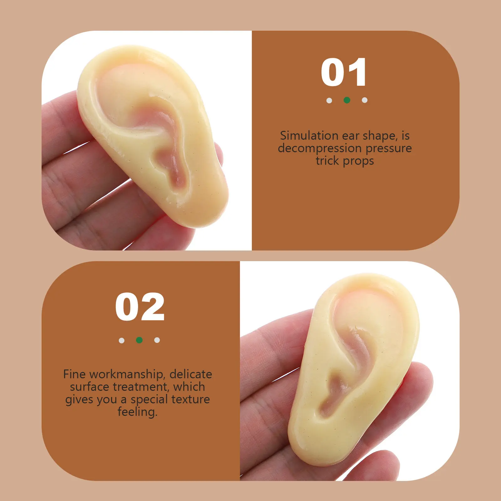 8Pcs Realistic Fake Ears Props Tpr Material Lifelike Scary Halloween Party Decor Prank Kids Educational Play Creepy Ear Models
8Pcs Realistic Fake Ears Props Tpr Material Lifelike Scary Halloween Party Decor Prank Kids Educational Play Creepy Ear Models