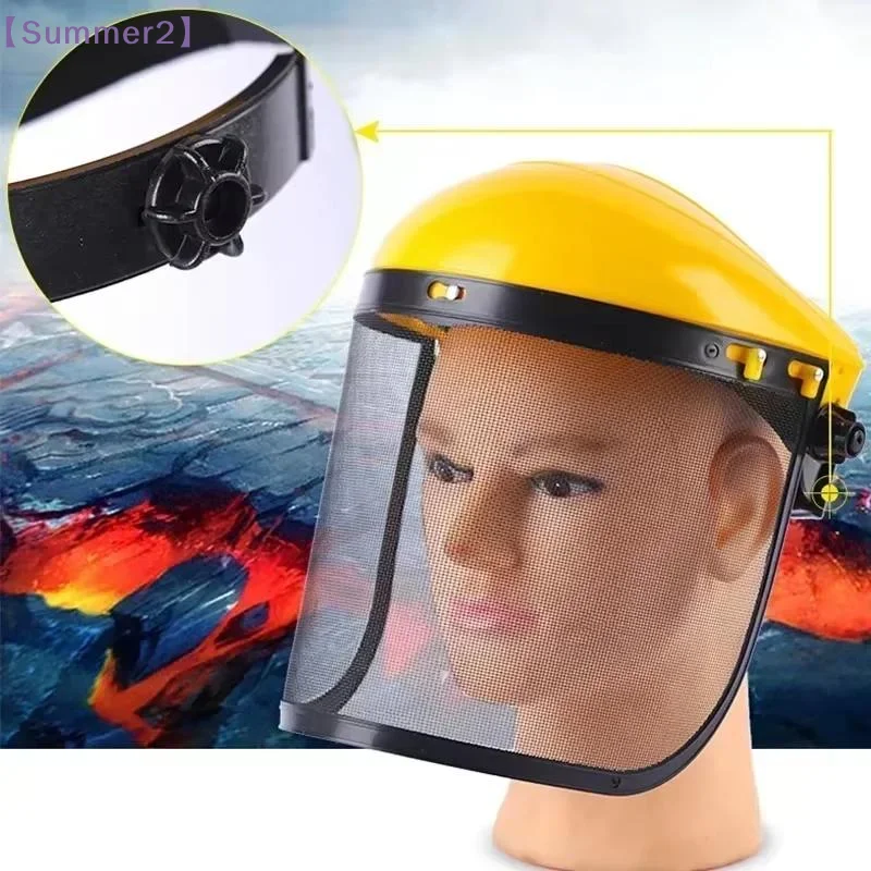 Splash Proof Face Shield Garden Grass Trimmer Weed Wacker Safety Helmet Hat With Full Face Mesh Mask For Logging Brush Cutter{S}
Splash Proof Face Shield Garden Grass Trimmer Weed Wacker Safety Helmet Hat With Full Face Mesh Mask For Logging Brush Cutter{S}