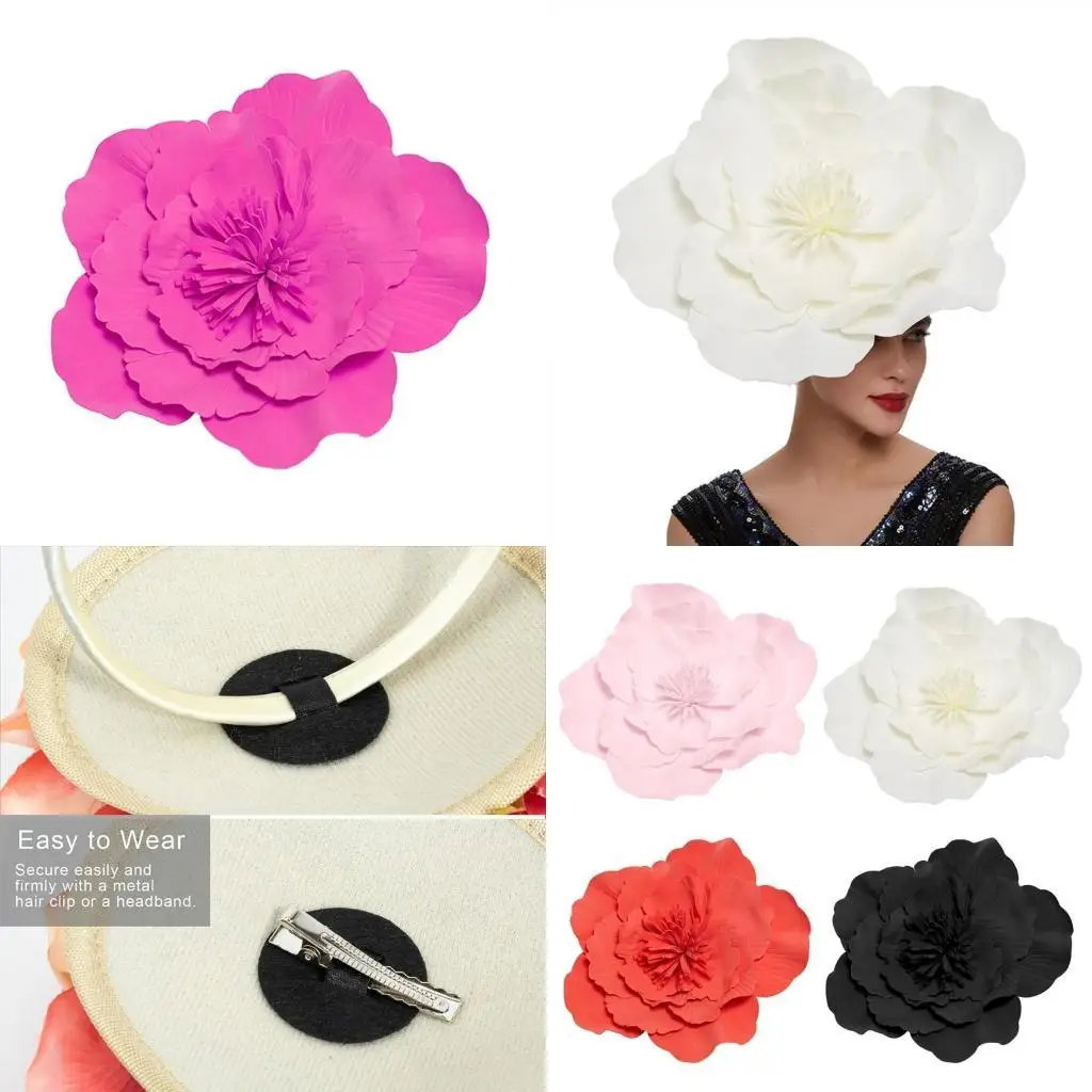 652F Large Flower Hats For Women Large Flower Headband Costume Headpiece Flower Fascinator Headband Flower Fascinator Hat
652F Large Flower Hats For Women Large Flower Headband Costume Headpiece Flower Fascinator Headband Flower Fascinator Hat