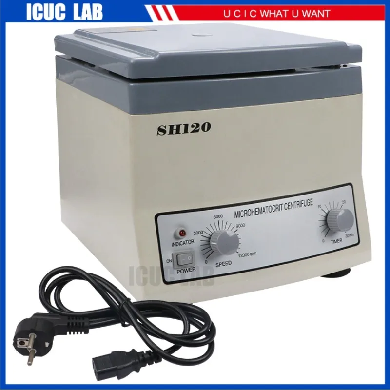 High Speed Laboratory School Tabletop Micro Haematocrit Blood Centrifuge Machine 13500xg with 24 Tubes Capillary SH120
High Speed Laboratory School Tabletop Micro Haematocrit Blood Centrifuge Machine 13500xg with 24 Tubes Capillary SH120