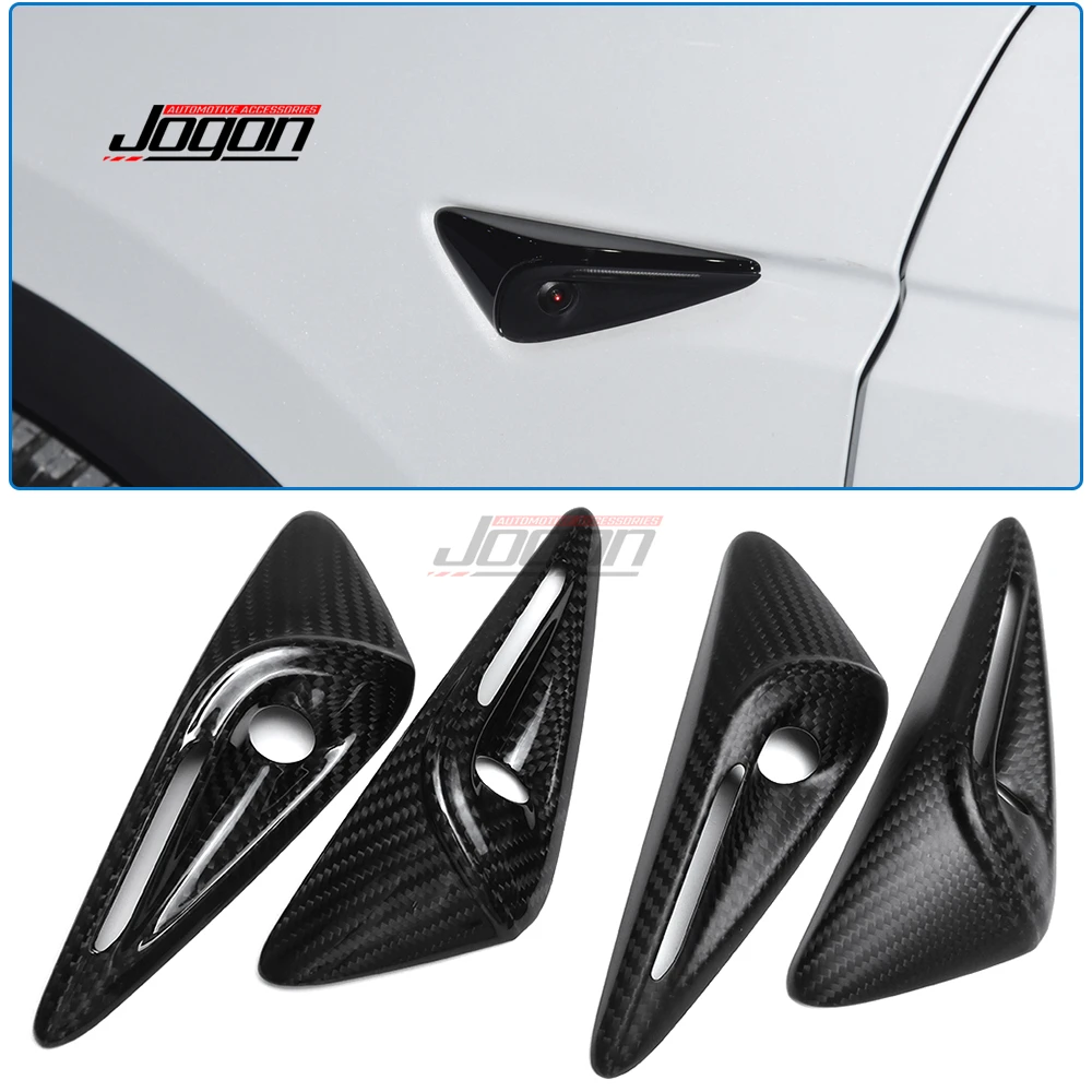100% Carbon Fiber Exterior Car Side Camera Protection Side Fender Vent Cover Trim For Tesla Model X 2023 2024 Accessories
100% Carbon Fiber Exterior Car Side Camera Protection Side Fender Vent Cover Trim For Tesla Model X 2023 2024 Accessories