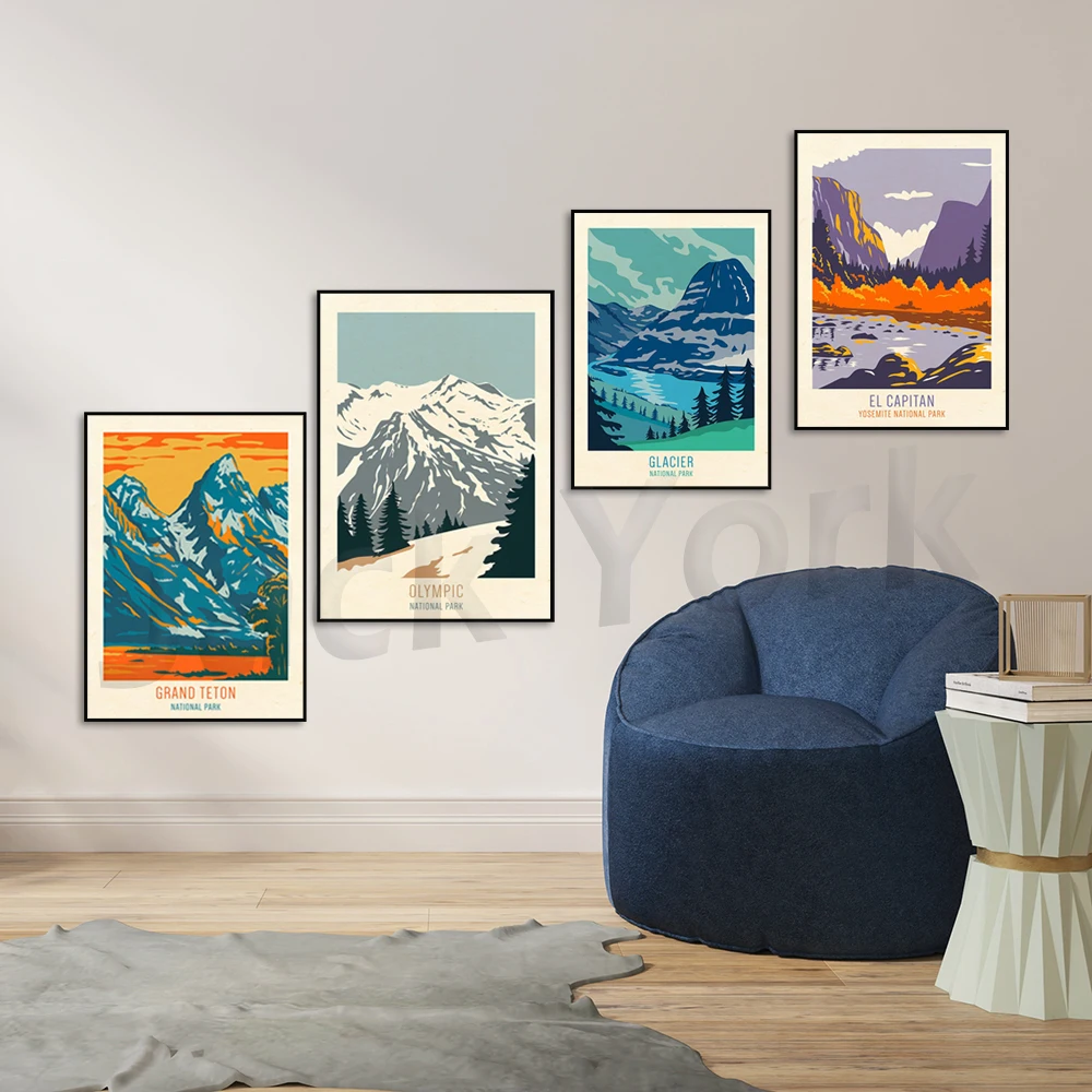 El Capitan Yosemite National ,Grand Teton National ,Glacier National ,Lassen Volcanic National Park Retro Travel Print Wall Art
El Capitan Yosemite National ,Grand Teton National ,Glacier National ,Lassen Volcanic National Park Retro Travel Print Wall Art