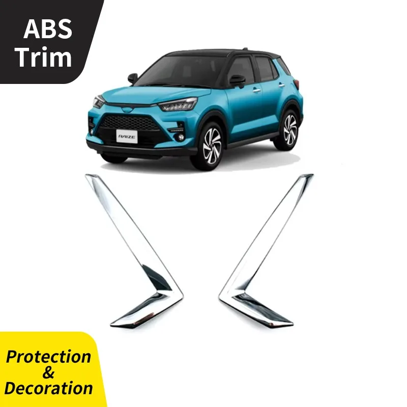 For Toyota Raize 2020 ABS Chrome 2 Pcs/Lot Rear Fog Light Lamp Decor Cover Strips Car Exterior Accessories
For Toyota Raize 2020 ABS Chrome 2 Pcs/Lot Rear Fog Light Lamp Decor Cover Strips Car Exterior Accessories