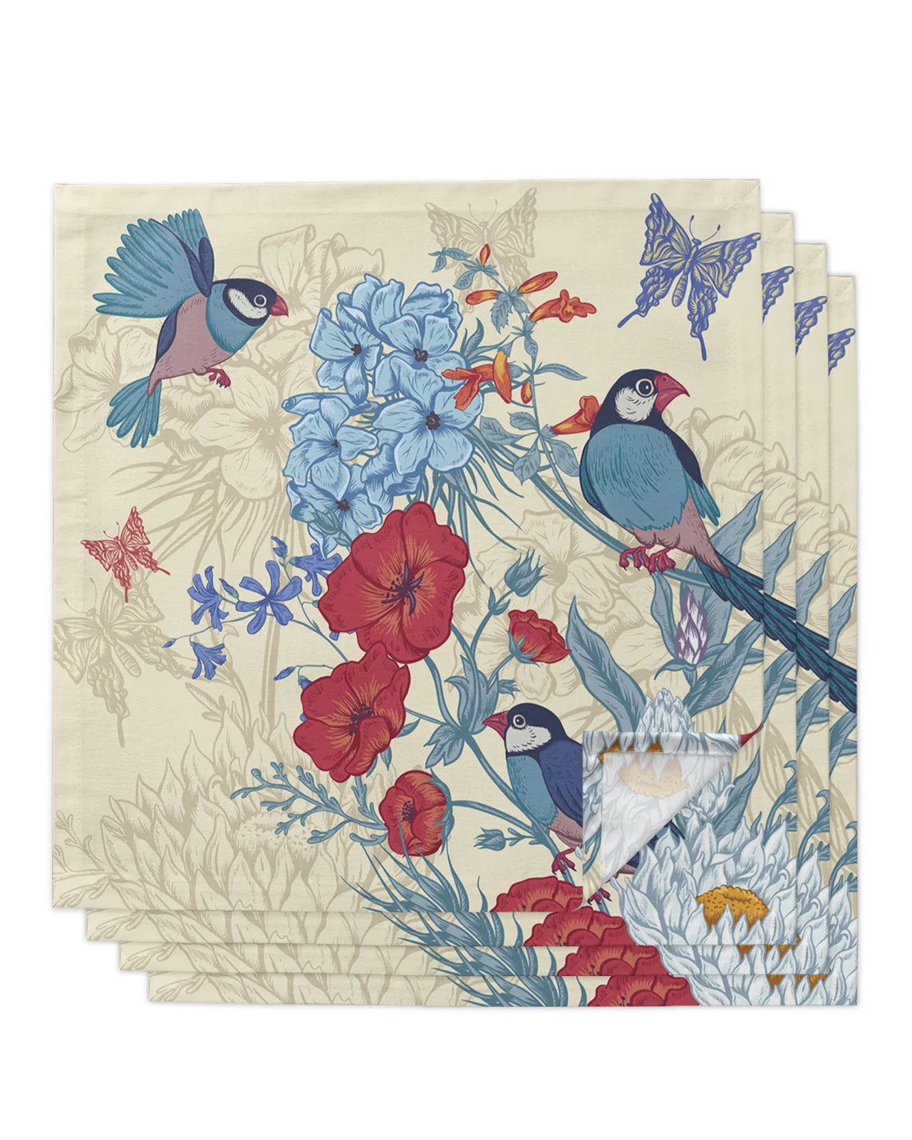4pcs Flower Bird Butterfly Retro Square 50cm Table Napkin Party Wedding Decoration Table Cloth Kitchen Dinner Serving Napkins
4pcs Flower Bird Butterfly Retro Square 50cm Table Napkin Party Wedding Decoration Table Cloth Kitchen Dinner Serving Napkins