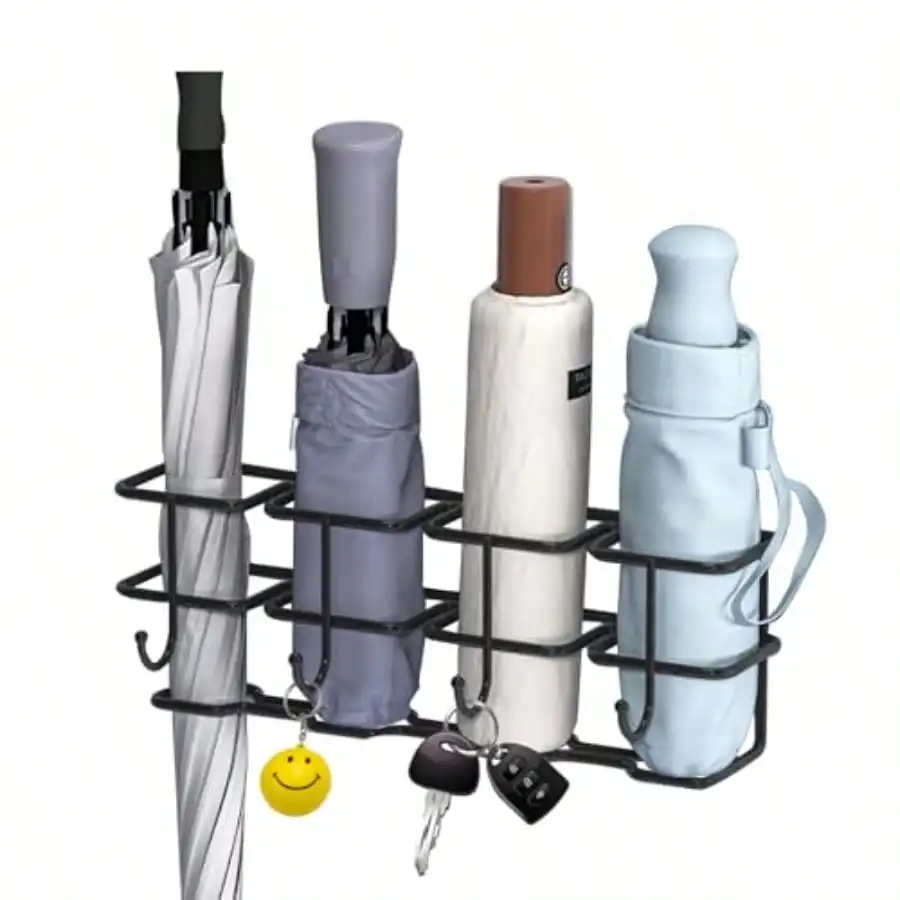WallMounted Umbrella Stand SpaceSaving Umbrella Bucket Durable HeightAdjustable Umbrella Rack For Hotels Halls Homes And Offices
WallMounted Umbrella Stand SpaceSaving Umbrella Bucket Durable HeightAdjustable Umbrella Rack For Hotels Halls Homes And Offices