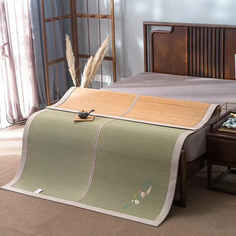 Foldable Double-Sided Bamboo Summer Mat, Breathable Cooling Sleeping Pad for Bed, Easy-Clean Large Size Mattress for Home
Foldable Double-Sided Bamboo Summer Mat, Breathable Cooling Sleeping Pad for Bed, Easy-Clean Large Size Mattress for Home