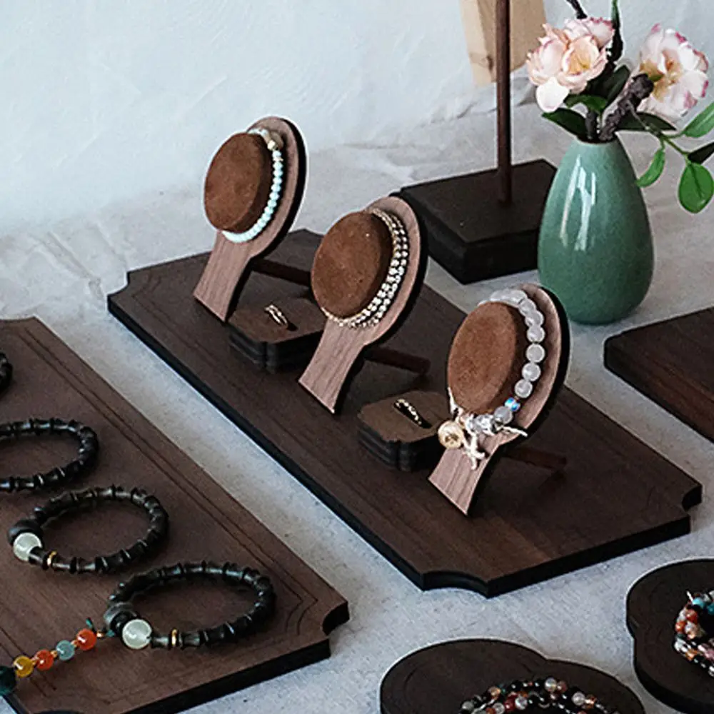 Portable Wood Bracelet Tray Organizer Necklace Jewelry Display Stand Storage Case Ornaments Bracelet Display Rack Women
Portable Wood Bracelet Tray Organizer Necklace Jewelry Display Stand Storage Case Ornaments Bracelet Display Rack Women