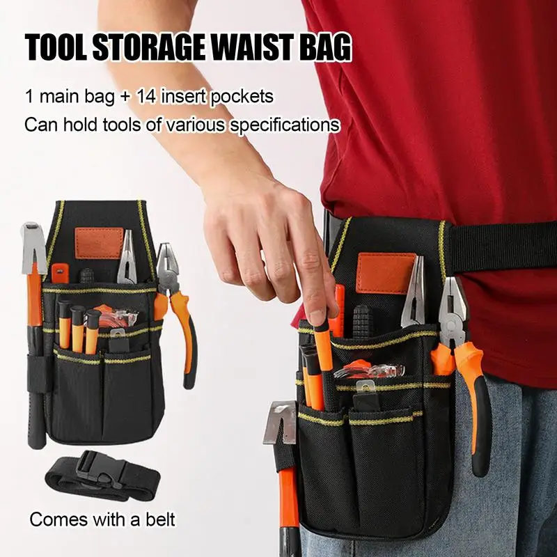 Tool Bags For Electricians Ergonomic Tool Belt Pouch Waterproof Adjustable Thicken Organizer For Work Automotive Repair
Tool Bags For Electricians Ergonomic Tool Belt Pouch Waterproof Adjustable Thicken Organizer For Work Automotive Repair