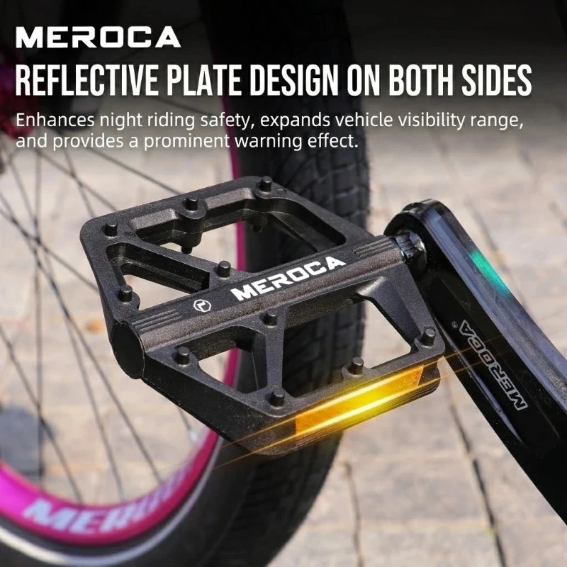 Ultralight Nylon Bike Pedals for MTB Road BMX DU Bearing Anti Slip 9/16 Inch Flat Platform Cycling Accessories
Ultralight Nylon Bike Pedals for MTB Road BMX DU Bearing Anti Slip 9/16 Inch Flat Platform Cycling Accessories