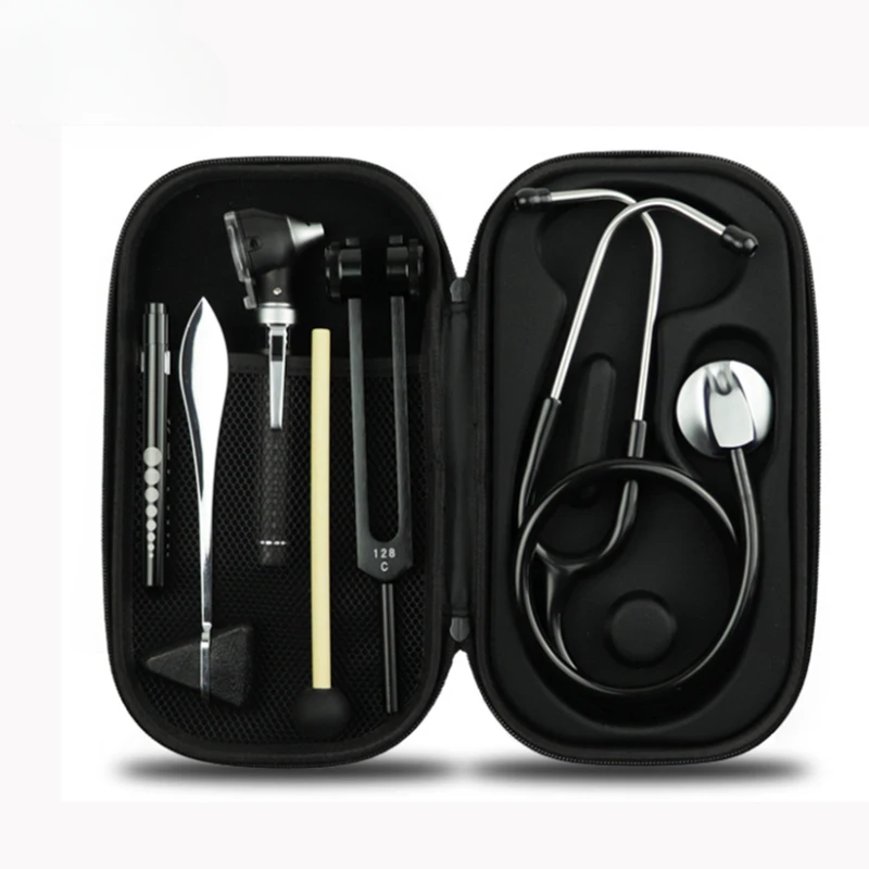 Medical Zipper Waterproof Black Stethoscope Case Portable 6 Pcs Carrying Hard Shell Set
Medical Zipper Waterproof Black Stethoscope Case Portable 6 Pcs Carrying Hard Shell Set