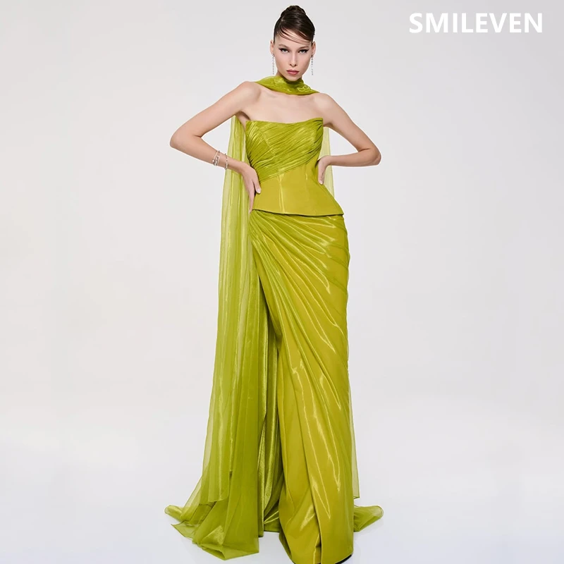 Smileven Mermaid Sweerheart Pure Desire Prom Dresses Sexy Sleeveless Tea-Length Party Evening Dress Gift Customized 2025
Smileven Mermaid Sweerheart Pure Desire Prom Dresses Sexy Sleeveless Tea-Length Party Evening Dress Gift Customized 2025