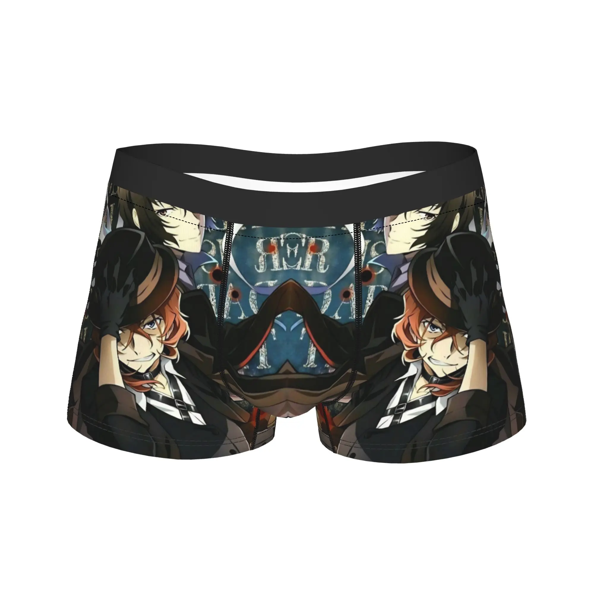 Dazai Bungo Stray Dogs Underwear Men Boxer Brief Novelty Boxer Shorts Trenky Custom Large Size Panties
Dazai Bungo Stray Dogs Underwear Men Boxer Brief Novelty Boxer Shorts Trenky Custom Large Size Panties