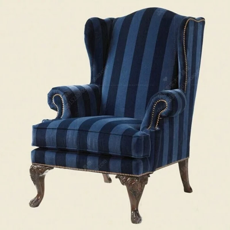 Living room striped tiger chair fabric balcony bedroom casual single sofa
Living room striped tiger chair fabric balcony bedroom casual single sofa