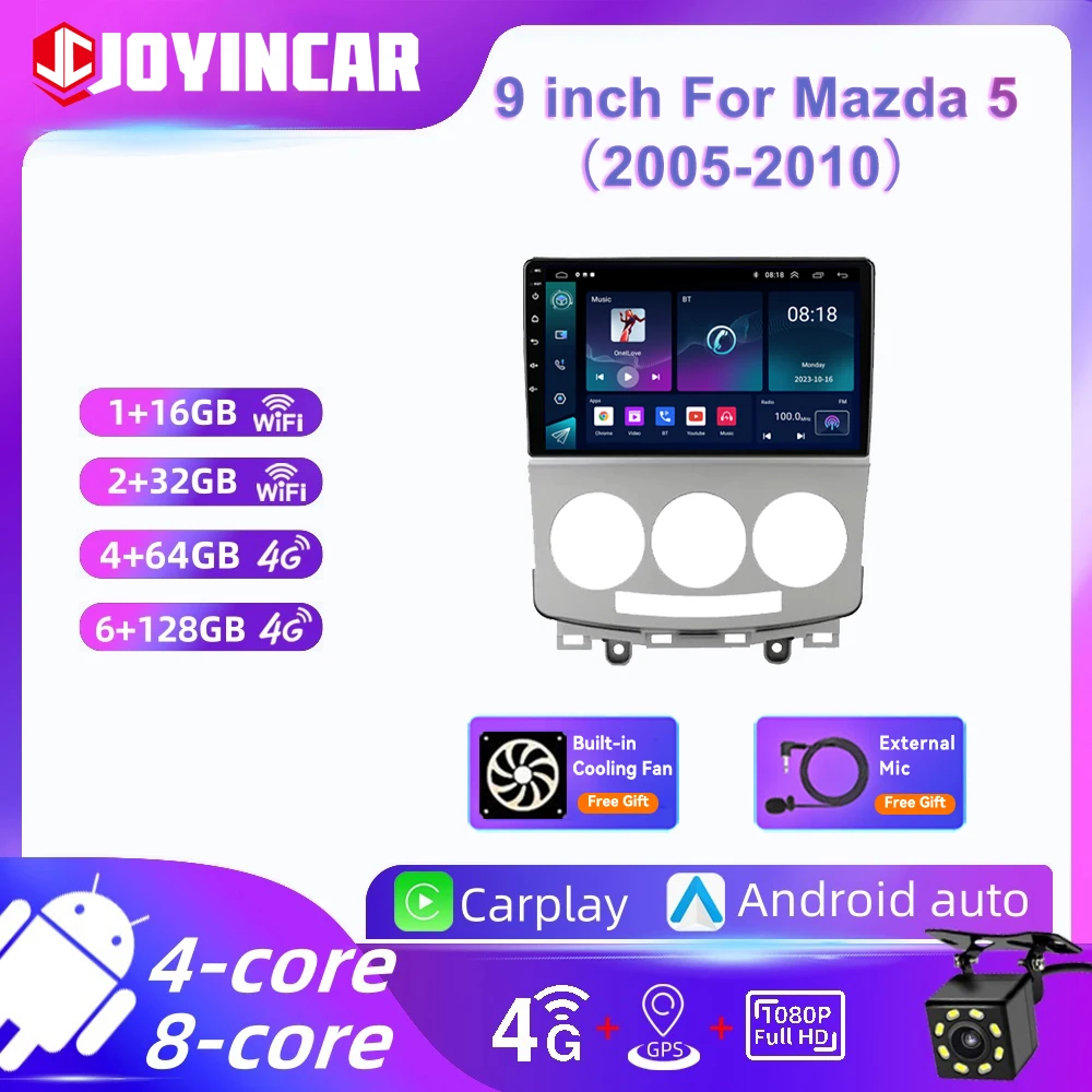 Автомобильное радио Android13 2Din для Mazda 5 2005-2010, мультимедийный видеоплеер Navi Carplay, стереомагнитола, Авторадио DSP RDS BT
Автомобильное радио Android13 2Din для Mazda 5 2005-2010, мультимедийный видеоплеер Navi Carplay, стереомагнитола, Авторадио DSP RDS BT