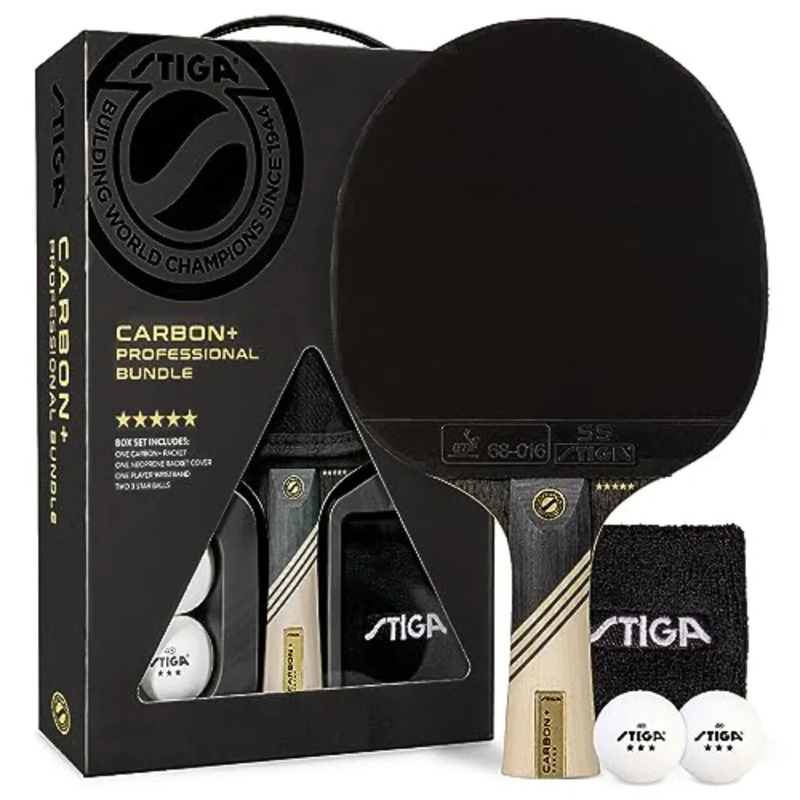 Carbon+ Bundle Ping Pong Paddle Set 7-ply Extra Light Carbon Fiber Blade 2mm Premium Sponge Concave Pro Handle 2 3-Star Tournam
Carbon+ Bundle Ping Pong Paddle Set 7-ply Extra Light Carbon Fiber Blade 2mm Premium Sponge Concave Pro Handle 2 3-Star Tournam