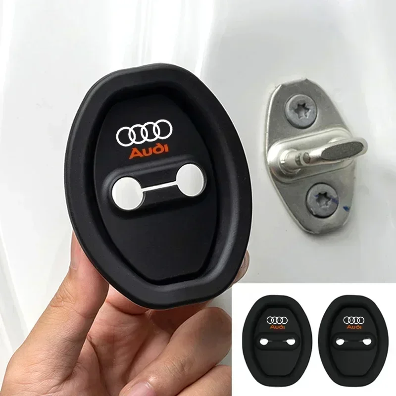 2/4pcs Silicone Car Door Lock Buckle Protector Cover For Audi Sline TT A1 A2 A3 A4 A5 A6 A7 1.8T 2.0T 2.4 3.0T A8 8P Accessories
2/4pcs Silicone Car Door Lock Buckle Protector Cover For Audi Sline TT A1 A2 A3 A4 A5 A6 A7 1.8T 2.0T 2.4 3.0T A8 8P Accessories