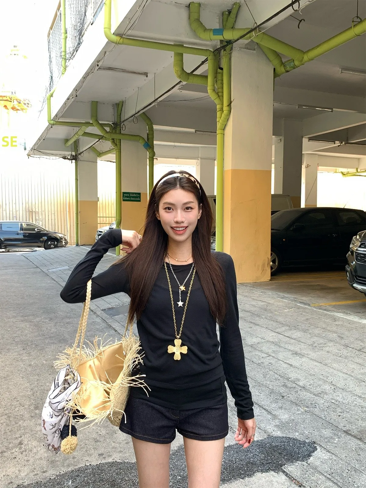 44AaSi Spring Light Weight Knitted Linen Two-Piece Set Top Breathable Korean Style Commute Fashion Polyamide Elastic Fiber
44AaSi Spring Light Weight Knitted Linen Two-Piece Set Top Breathable Korean Style Commute Fashion Polyamide Elastic Fiber