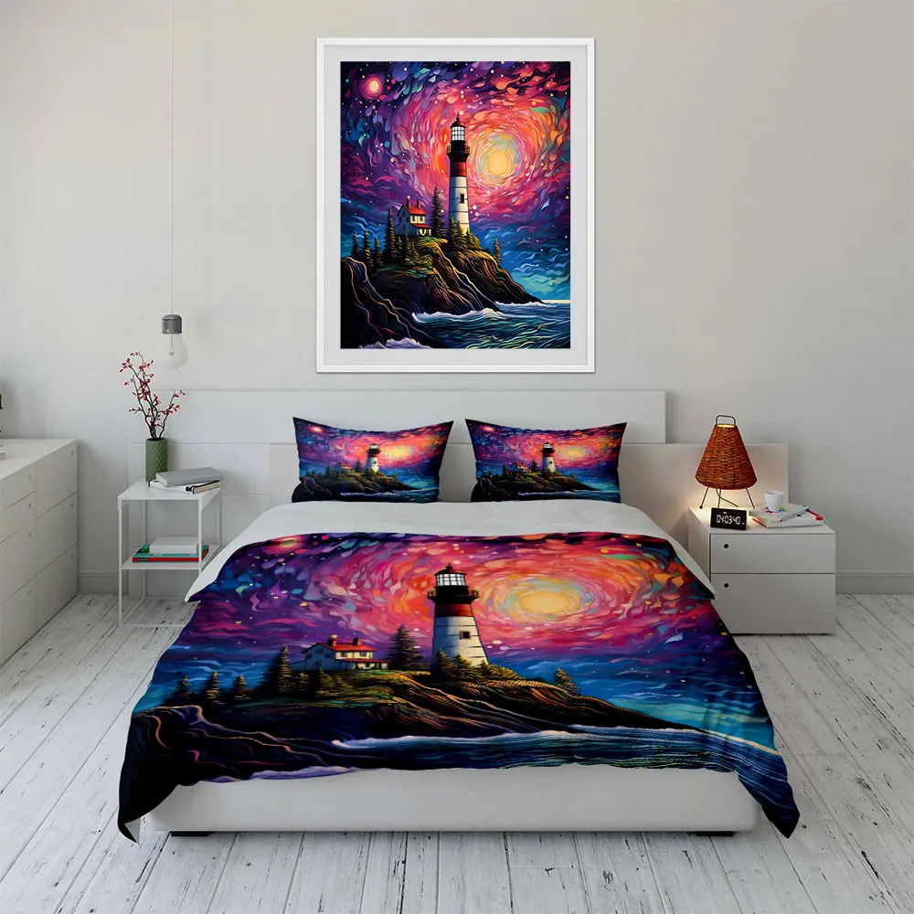 Lighthouse Art Decor Set Multiple sizes kid's and adults' bedroom Exquisite 3PC bedding set, gift
Lighthouse Art Decor Set Multiple sizes kid's and adults' bedroom Exquisite 3PC bedding set, gift