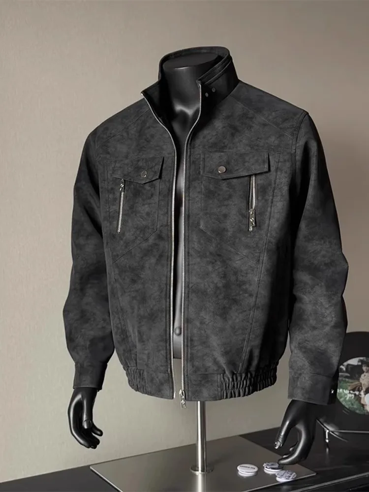 Мужская весенняя куртка Cleanfit Bla ort из искусственной кожи с двойной молнией, в стиле Harlandon Workwear, с воротником-стойкой, бейсбольный стиль, верхняя одежда
Мужская весенняя куртка Cleanfit Bla ort из искусственной кожи с двойной молнией, в стиле Harlandon Workwear, с воротником-стойкой, бейсбольный стиль, верхняя одежда