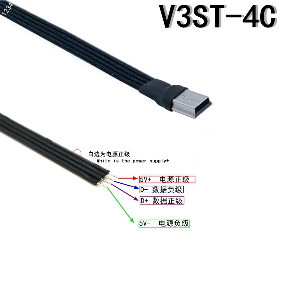 DIY MINI USB 2.0 Male Female jack Plug 4 Pin 5 Pin Extension Cable Wire Cable power Charging Data Transmission 0.05m-1m
DIY MINI USB 2.0 Male Female jack Plug 4 Pin 5 Pin Extension Cable Wire Cable power Charging Data Transmission 0.05m-1m