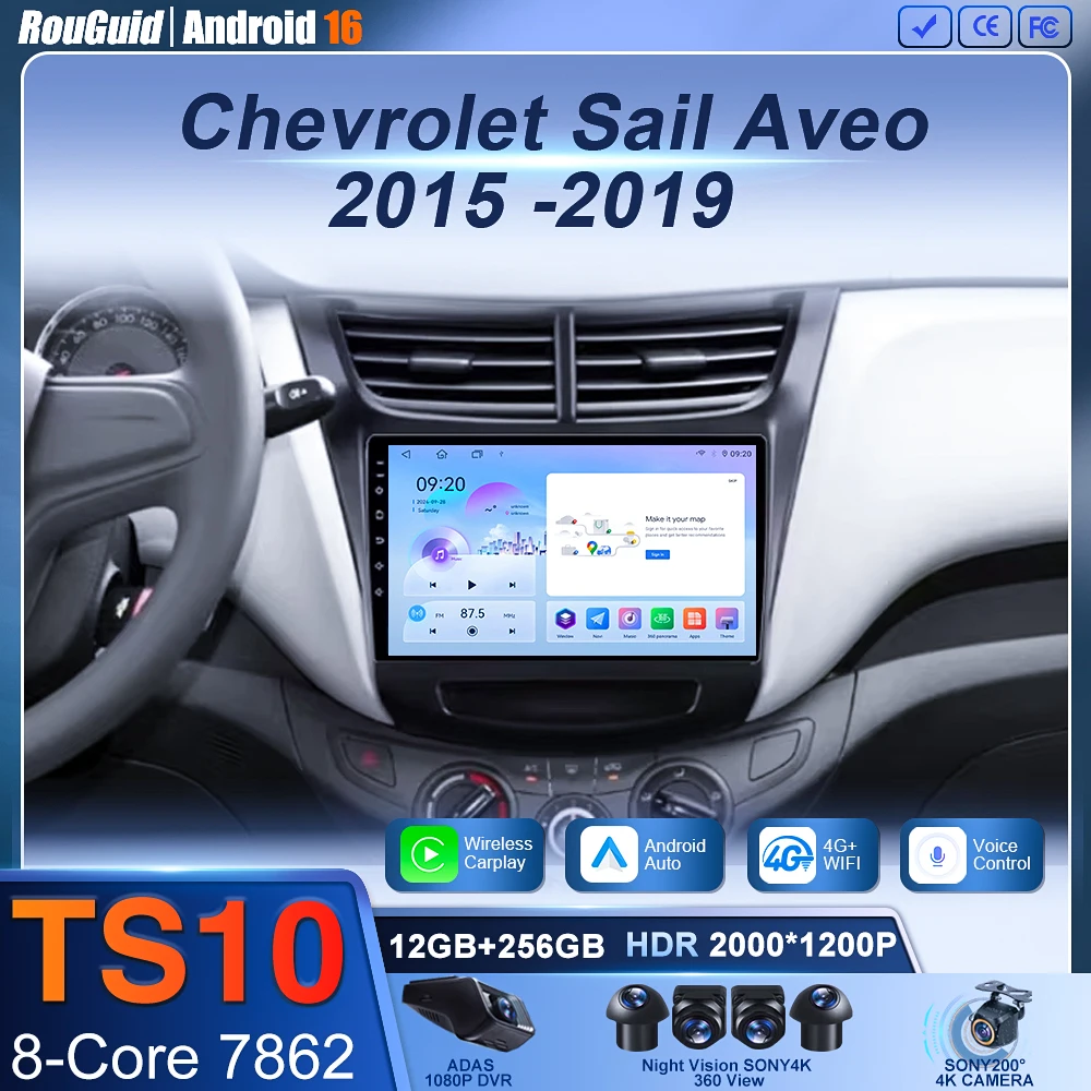 Android Carplay Car For Chevrolet Sail Aveo 2015 -2019 Auto Radio Stereo Multimidia Player GPS Navigation 4G Carplay NO 2DIN DVD
Android Carplay Car For Chevrolet Sail Aveo 2015 -2019 Auto Radio Stereo Multimidia Player GPS Navigation 4G Carplay NO 2DIN DVD