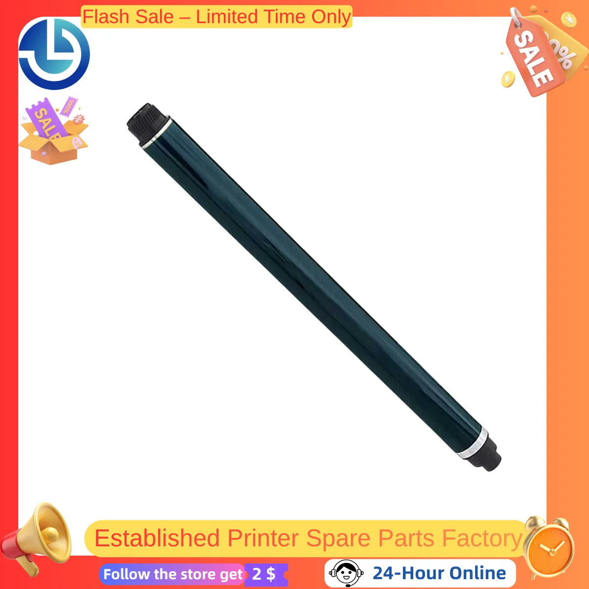 D197-9510 OPC Drum - Compatible with Ricoh MP2554SP MP3054SP MP3554SP MP4054SP IM2500 IM3000 IM3500 IM4000
D197-9510 OPC Drum - Compatible with Ricoh MP2554SP MP3054SP MP3554SP MP4054SP IM2500 IM3000 IM3500 IM4000