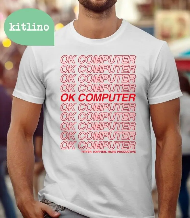 Radiohead Ok Computer Album Cotton T-shirt S35907 Mens Gifts Oversize T-Shirts Graphic Tee Men's Summer Top Men-Clothing
Radiohead Ok Computer Album Cotton T-shirt S35907 Mens Gifts Oversize T-Shirts Graphic Tee Men's Summer Top Men-Clothing
