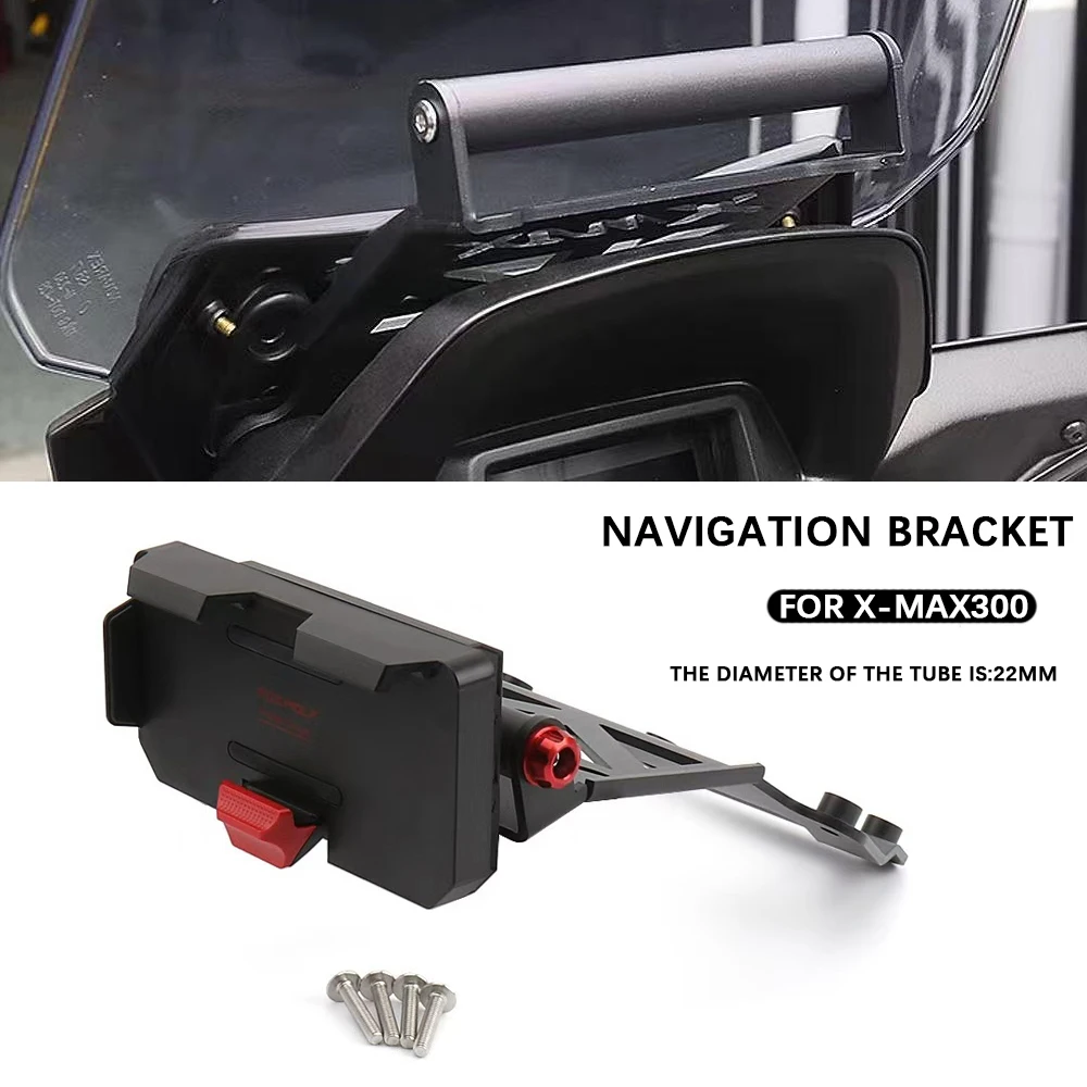 NEW Motorcycle For Yamaha x-max300 2023- Accessories Stand GPS Navigation Plate Bracket 22MM XMAX 300 Navigation Bracket
NEW Motorcycle For Yamaha x-max300 2023- Accessories Stand GPS Navigation Plate Bracket 22MM XMAX 300 Navigation Bracket
