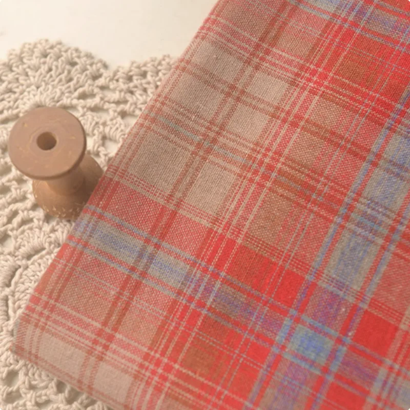 Linen Cotton Plaid Fabric For DIY Dress Jacket Pants Sofa Towel Children's Clothing Fabric
Linen Cotton Plaid Fabric For DIY Dress Jacket Pants Sofa Towel Children's Clothing Fabric