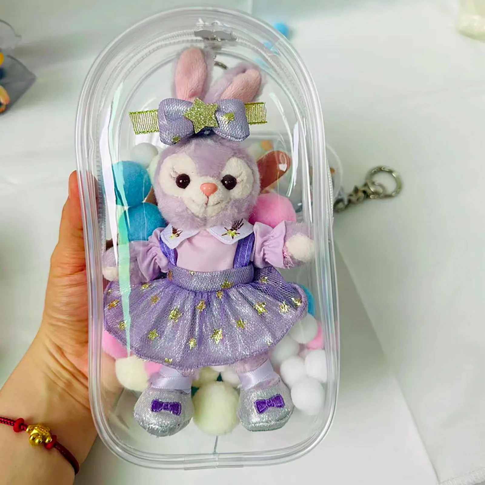 Jewelry Organizer Transparent Storage Box Pouch Mystery Box Plastic Box Cute Doll Bag Organization with Keychain Dustproof Case
Jewelry Organizer Transparent Storage Box Pouch Mystery Box Plastic Box Cute Doll Bag Organization with Keychain Dustproof Case