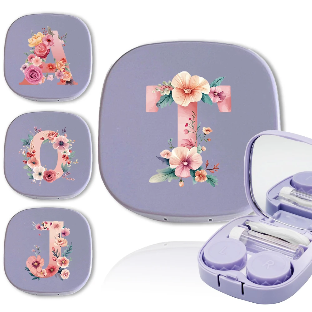 Pocket Meitong Box Portable Contact Lens Storage Case With Mirror Beauty Pupil Organizer For Travel Pink Rose Letter Pattern
Pocket Meitong Box Portable Contact Lens Storage Case With Mirror Beauty Pupil Organizer For Travel Pink Rose Letter Pattern