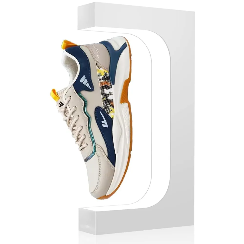 White Acrylic Magnetic Floating Sneaker Display Stand Holder LED Lights Floating Shoe Showcase For Home Decor Shop Window
White Acrylic Magnetic Floating Sneaker Display Stand Holder LED Lights Floating Shoe Showcase For Home Decor Shop Window