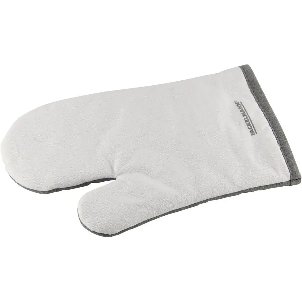 Cotton Oven Mitt in White and Grey for Safe Handling
Cotton Oven Mitt in White and Grey for Safe Handling