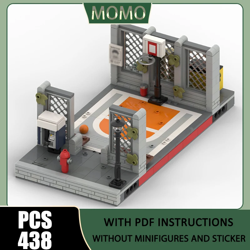 Moc Building Blocks Modular - Basketball Alley v.1 Model Technology Brick Assembly Street View Construction Christmas Toys Gifts
Moc Building Blocks Modular - Basketball Alley v.1 Model Technology Brick Assembly Street View Construction Christmas Toys Gifts