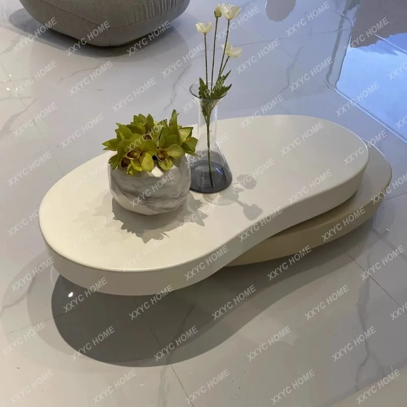 Modern Cloud Coffee Table Cream Style Living Room Home Shaped Rotating Coffee Table
Modern Cloud Coffee Table Cream Style Living Room Home Shaped Rotating Coffee Table