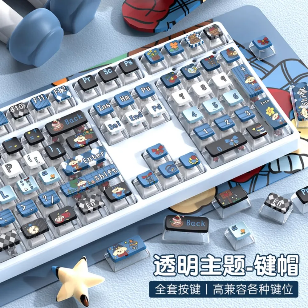 PBT Sublimation Alice Puppy Animation Keycaps RGB Backlit OEM Highly Customized Mechanical Keyboard Personalized Customization
PBT Sublimation Alice Puppy Animation Keycaps RGB Backlit OEM Highly Customized Mechanical Keyboard Personalized Customization