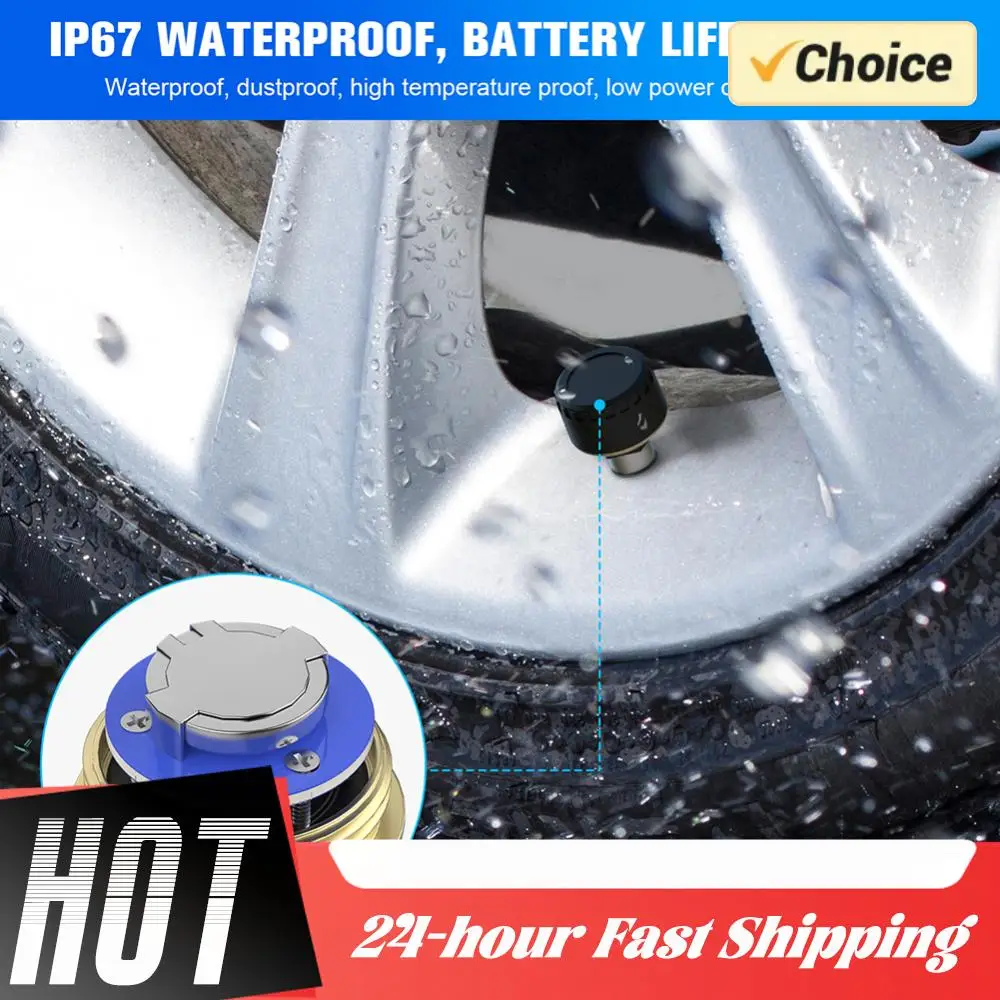 2/4PCS Car Tire Pressure Monitoring System Bluetooth 5.0 Sensors Motorcycle TPMS 0-100PSI Car Tire Pressure Monitoring System
2/4PCS Car Tire Pressure Monitoring System Bluetooth 5.0 Sensors Motorcycle TPMS 0-100PSI Car Tire Pressure Monitoring System