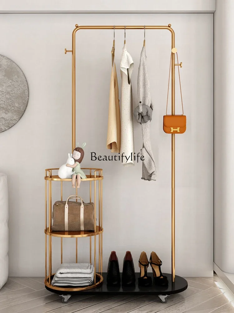 FG40Light Luxury Clothes Rack European-Style Floor Bedroom and Household Living Room Advanced Creative Movable Coat Rack
FG40Light Luxury Clothes Rack European-Style Floor Bedroom and Household Living Room Advanced Creative Movable Coat Rack