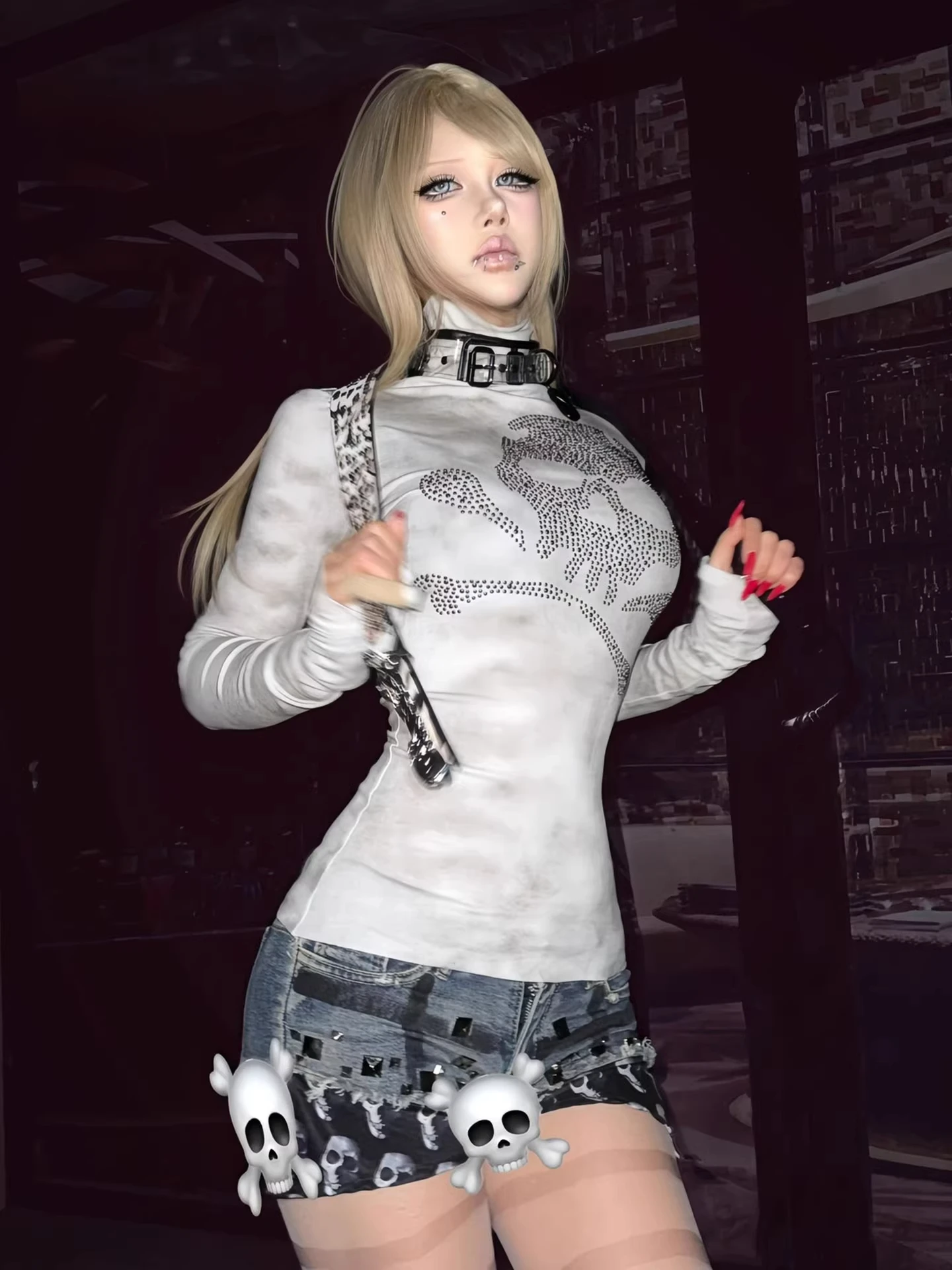 Y2K High Collar Long Sleeve T-Shirt Women Early Spring Slimming Sexy Base Layer Shirt Top Visual Style Korean Fashion
Y2K High Collar Long Sleeve T-Shirt Women Early Spring Slimming Sexy Base Layer Shirt Top Visual Style Korean Fashion