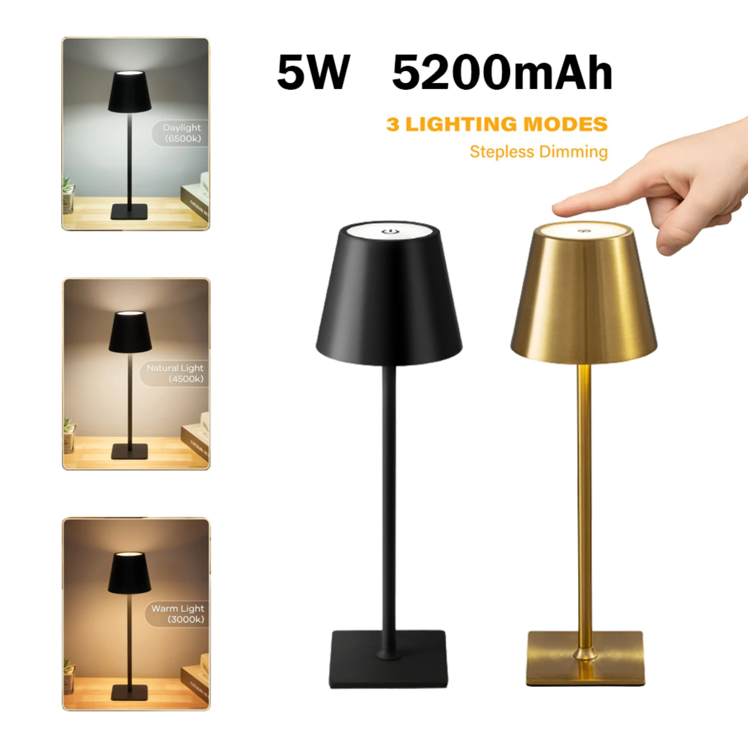New Convenient Waterproof Rechargeable Cordless Portable LED Table Lamps - Modern and Practical Lighting Solution for Hotel, Liv
New Convenient Waterproof Rechargeable Cordless Portable LED Table Lamps - Modern and Practical Lighting Solution for Hotel, Liv