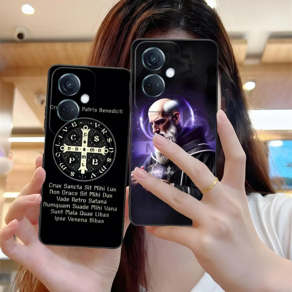 Saint Benedict Medal Phone Case for OPPO Reno 14 13 12 11 10 9 8 7 6 5 F T Pro 5G Soft TPU Shockproof Cover
Saint Benedict Medal Phone Case for OPPO Reno 14 13 12 11 10 9 8 7 6 5 F T Pro 5G Soft TPU Shockproof Cover