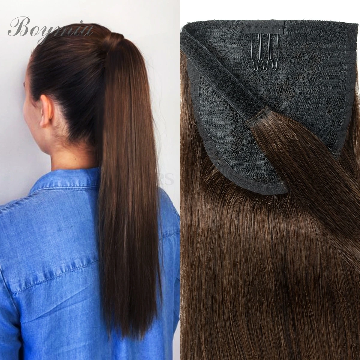 Boymia настоящий хвостик, человеческие волосы, 100% волосы Remy, конский хвост, прямые человеческие волосы, заколка на наращивании хвоста, 14-22 дюйма
Boymia настоящий хвостик, человеческие волосы, 100% волосы Remy, конский хвост, прямые человеческие волосы, заколка на наращивании хвоста, 14-22 дюйма