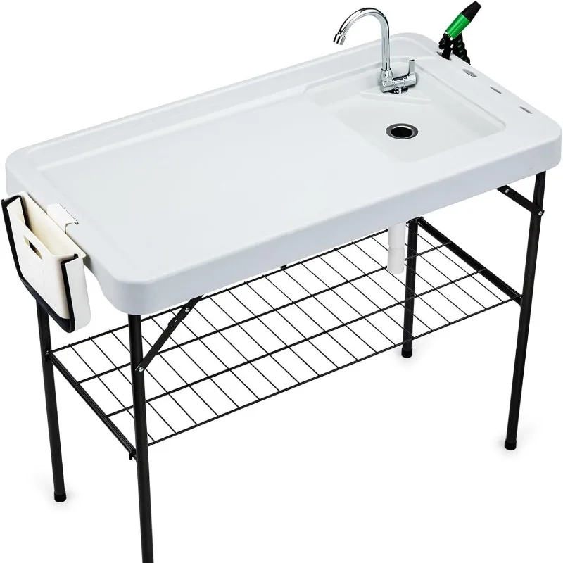 Fish cleaning single sink wash fish killing outdoor ice plastic folding
Fish cleaning single sink wash fish killing outdoor ice plastic folding