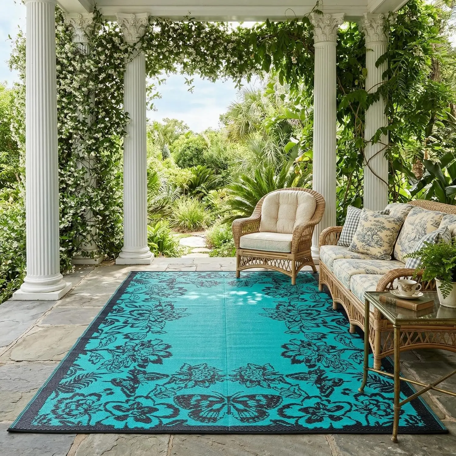5x8 Waterproof Patio Outdoor Rug, Outdoor Plastic Straw Rug for Camping, RV Mat Outside, Indoor Outdoor Carpet for Porch, Dec
5x8 Waterproof Patio Outdoor Rug, Outdoor Plastic Straw Rug for Camping, RV Mat Outside, Indoor Outdoor Carpet for Porch, Dec