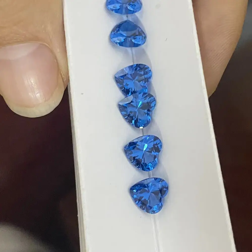 5x5-12x12mm Heart Cut 119# Blue Spinel Stone Synthetic Loose Gemstones
5x5-12x12mm Heart Cut 119# Blue Spinel Stone Synthetic Loose Gemstones