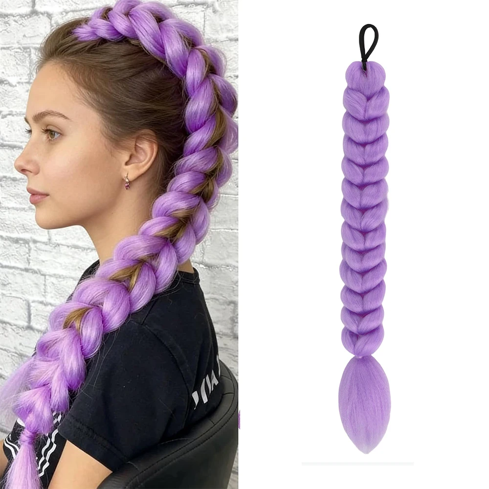 1pc Synthetic Colored Braiding Hair For Braiding 24inch Rainbow Crochet Braids Twist Ombre Jumbo Women Party Cosplay Halloween
1pc Synthetic Colored Braiding Hair For Braiding 24inch Rainbow Crochet Braids Twist Ombre Jumbo Women Party Cosplay Halloween