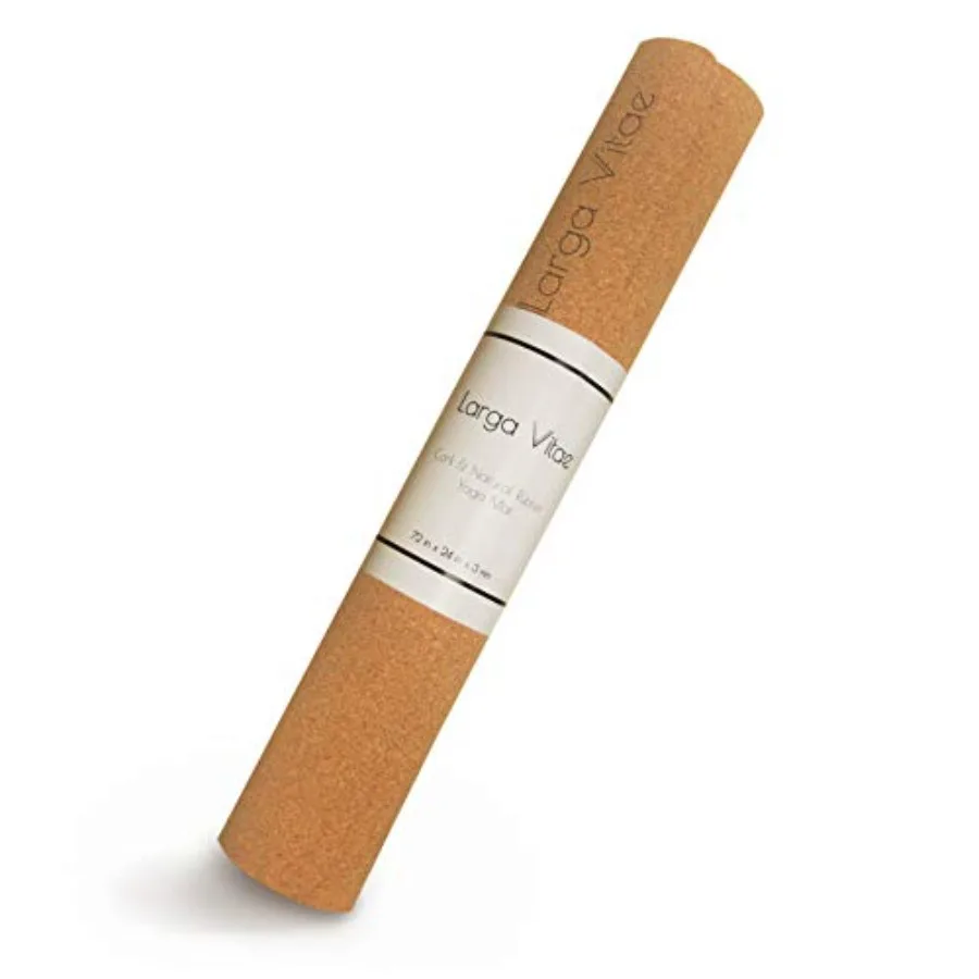 Cork and Natural Rubber Yoga Mat Non-Slip Hot Yoga Mat Non-Toxic, TPE-Free, PVC-Free Eco-Friendly, Sustainable 72" x 24" x 3mm
Cork and Natural Rubber Yoga Mat Non-Slip Hot Yoga Mat Non-Toxic, TPE-Free, PVC-Free Eco-Friendly, Sustainable 72" x 24" x 3mm