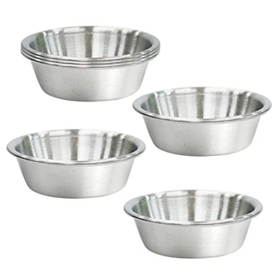 6Pcs 2.3OZ Stainless Steel Sauce Dish, Seasoning Dishes, Premium Sushi Dipping Bowl Saucers, Metal Ramekins, Mini Appetizer Pla
6Pcs 2.3OZ Stainless Steel Sauce Dish, Seasoning Dishes, Premium Sushi Dipping Bowl Saucers, Metal Ramekins, Mini Appetizer Pla